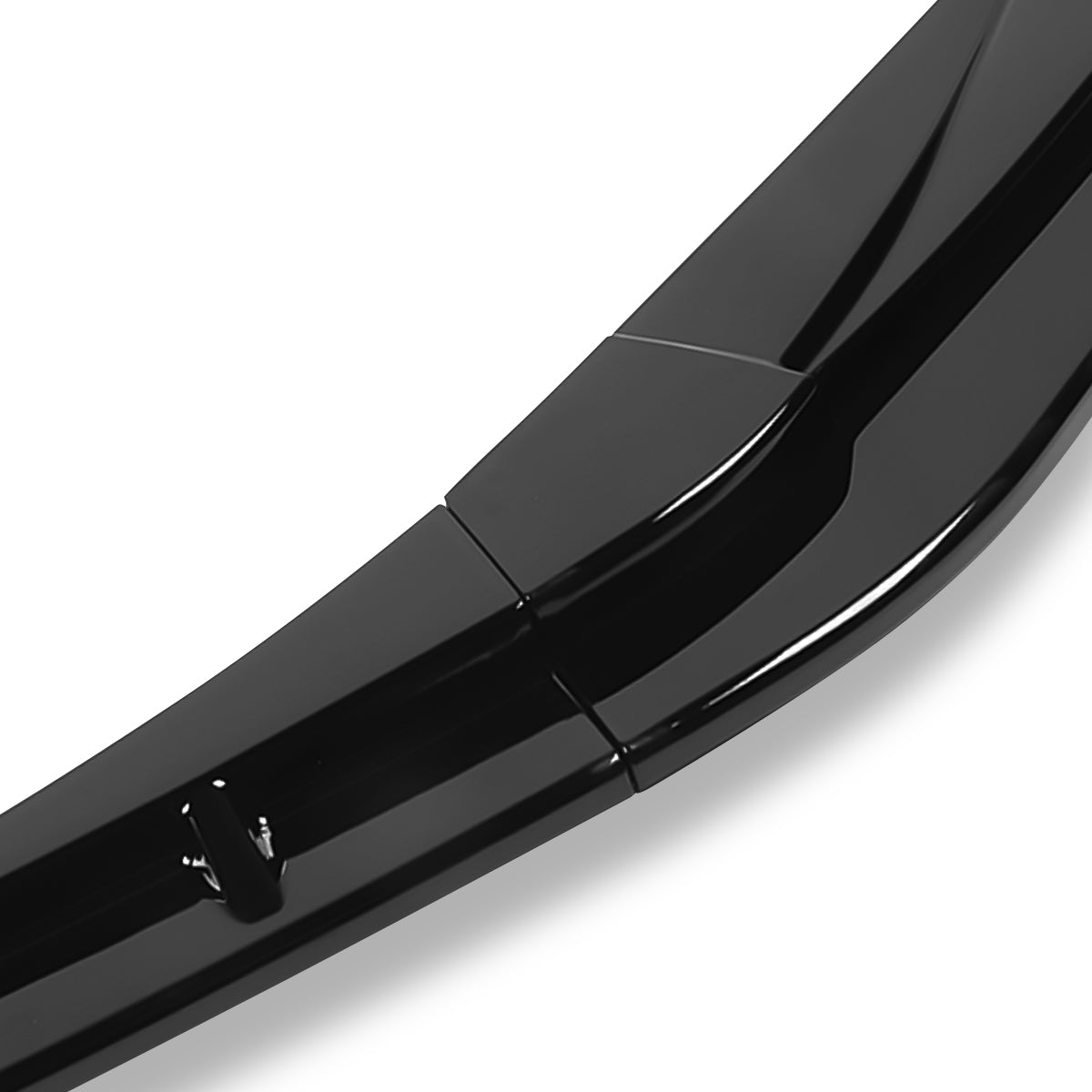 LIP FRONTAL 20-22 TOYOTA COROLLA XSE SE - REQUIRES DRILLING BUMPER FOR INSTALLATION - 3PC - PAINTED GLOSS BLACK