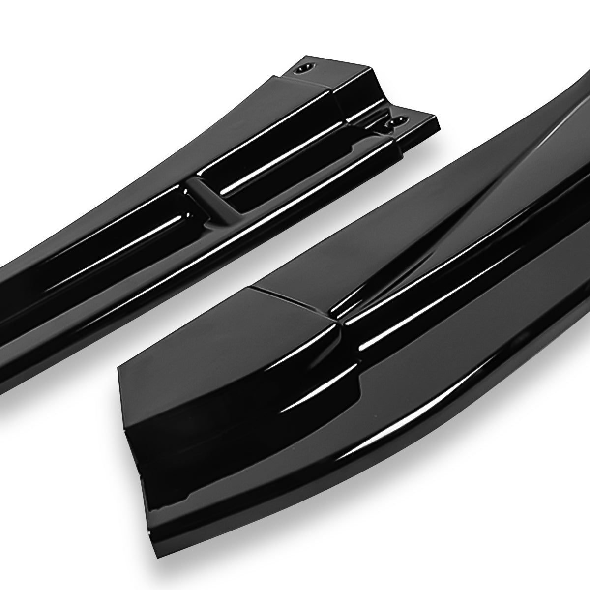 LIP FRONTAL 20-22 TOYOTA COROLLA XSE SE - REQUIRES DRILLING BUMPER FOR INSTALLATION - 3PC - PAINTED GLOSS BLACK