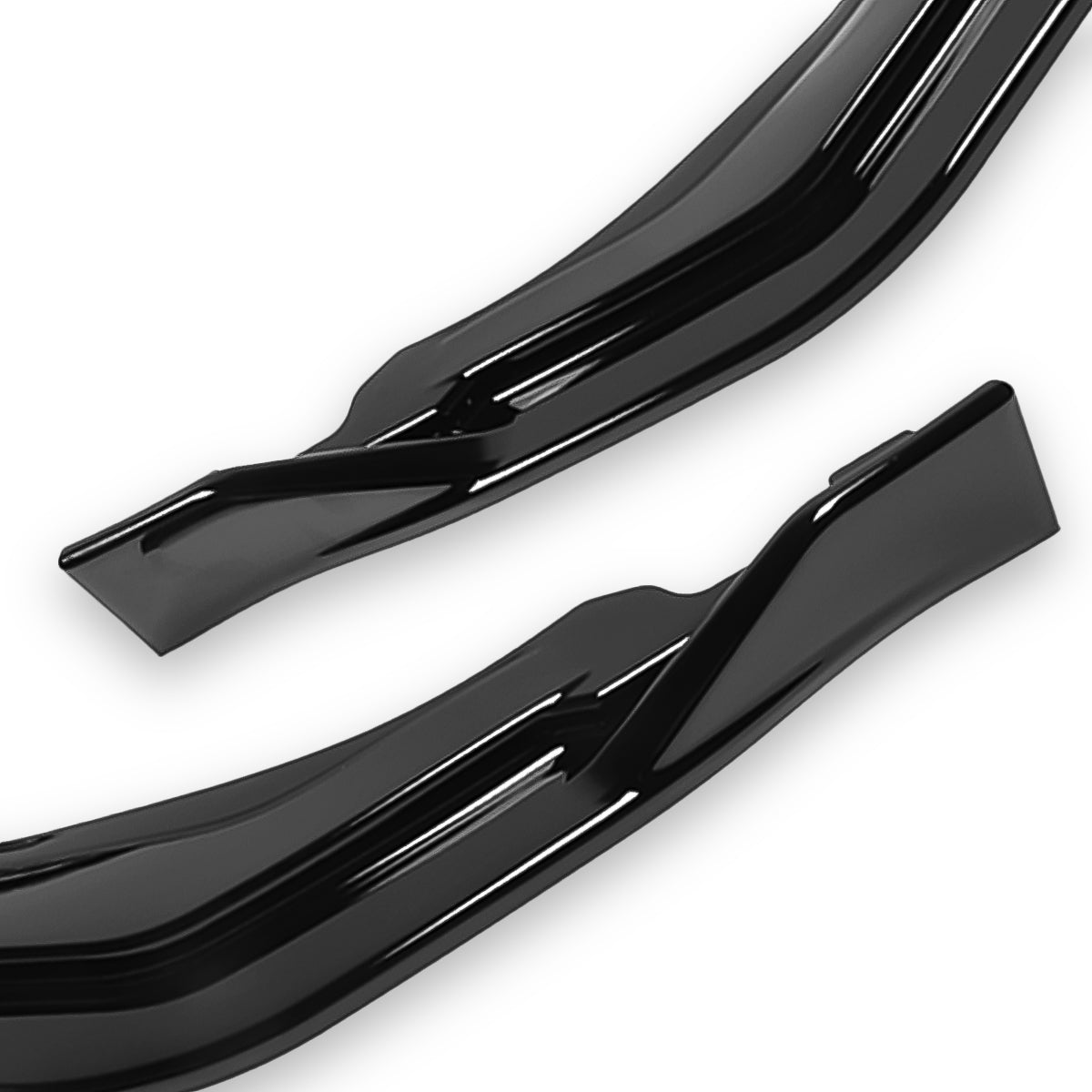 LIP FRONTAL 20-22 TOYOTA COROLLA XSE SE - REQUIRES DRILLING BUMPER FOR INSTALLATION - 3PC - PAINTED GLOSS BLACK