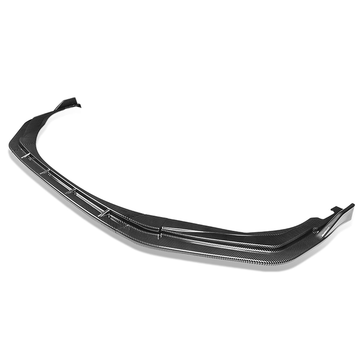 LIP FRONTAL 20-22 TOYOTA COROLLA XSE SE - REQUIRES DRILLING BUMPER FOR INSTALLATION - 3PC - CARBON FIBER LOOK
