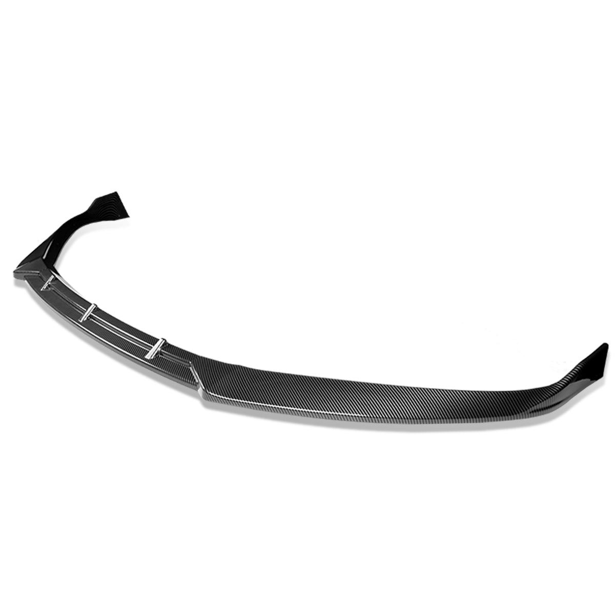 LIP FRONTAL 16-20 TESLA MODEL S - REQUIRES DRILLING BUMPER FOR INSTALLATION - 3PC - CARBON FIBER LOOK
