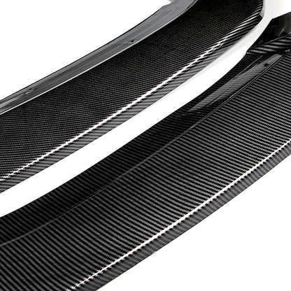 LIP FRONTAL 16-20 HONDA CIVIC SEDAN / COUPE - REQUIRES DRILLING BUMPER FOR INSTALLATION - 3PC - CARBON FIBER LOOK