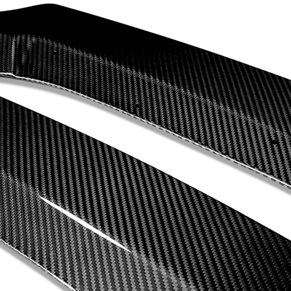 LIP FRONTAL 16-20 HONDA CIVIC SEDAN / COUPE - REQUIRES DRILLING BUMPER FOR INSTALLATION - 3PC - REAL CARBON FIBER