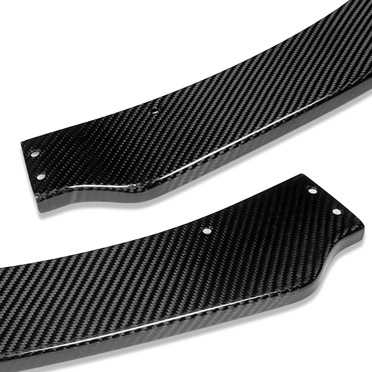LIP FRONTAL 18-22 TOYOTA CAMRY - FITS SE, XSE MODELS ONLY - REQUIRES DRILLING BUMPER FOR INSTALLATION - 3PC - REAL CARBON FIBER