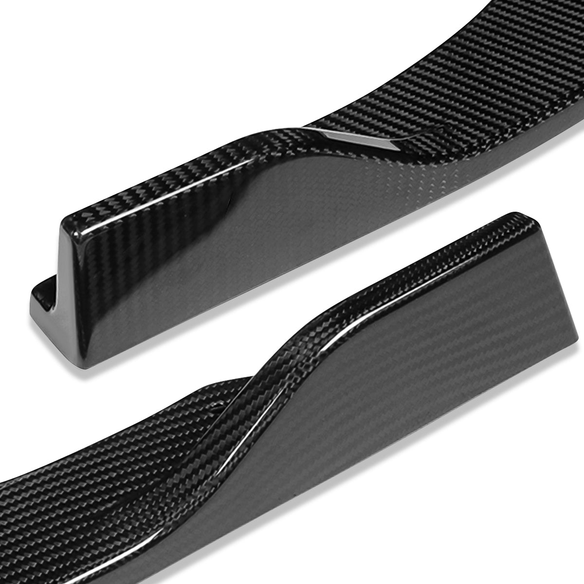LIP FRONTAL 18-22 TOYOTA CAMRY - FITS SE, XSE MODELS ONLY - REQUIRES DRILLING BUMPER FOR INSTALLATION - 3PC - REAL CARBON FIBER