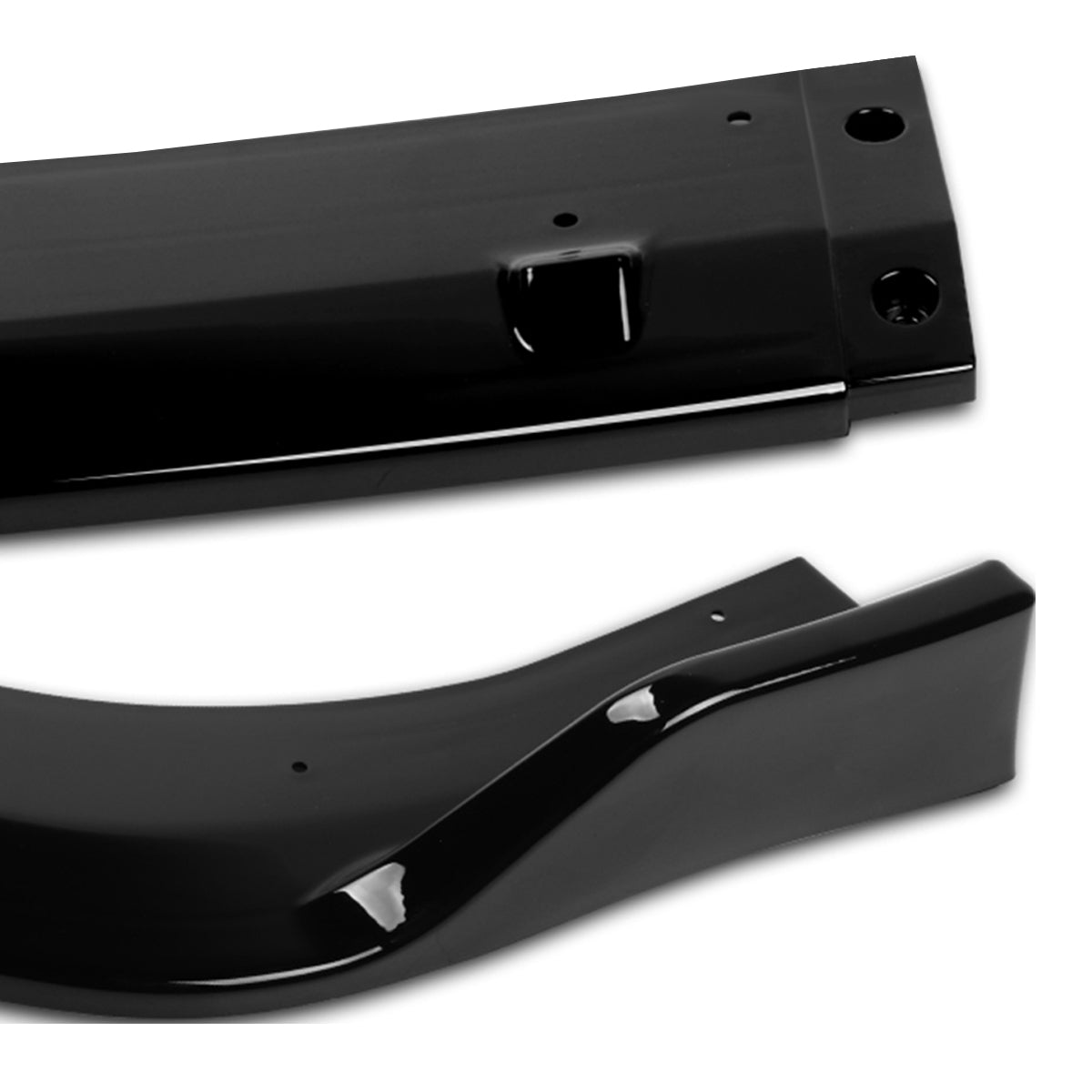 LIP FRONTAL 18-22 HONDA ACCORD SEDAN - REQUIRES DRILLING BUMPER FOR INSTALLATION - 3PC - PAINTED GLOSS BLACK