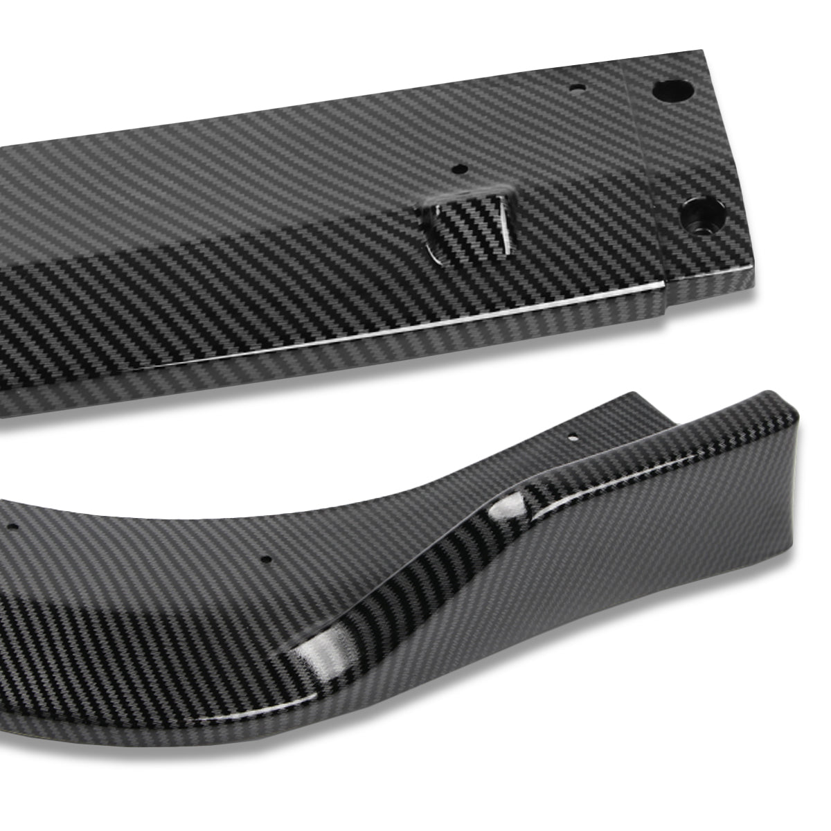 LIP FRONTAL 18-22 HONDA ACCORD SEDAN - REQUIRES DRILLING BUMPER FOR INSTALLATION - 3PC - CARBON FIBER LOOK