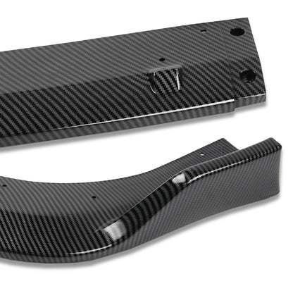 LIP FRONTAL 18-22 HONDA ACCORD SEDAN - REQUIRES DRILLING BUMPER FOR INSTALLATION - 3PC - CARBON FIBER LOOK