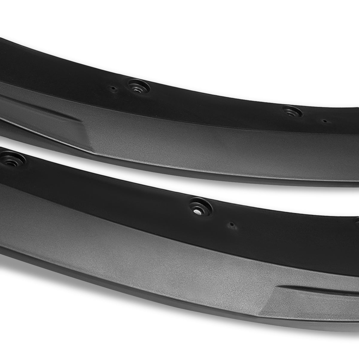 LIP FRONTAL 15-17 FORD MUSTANG GT WITHOUT PERFORMANCE OR 50TH PACKAGE - REQUIRES DRILLING BUMPER FOR INSTALLATION - 3PC - MATTE BLACK