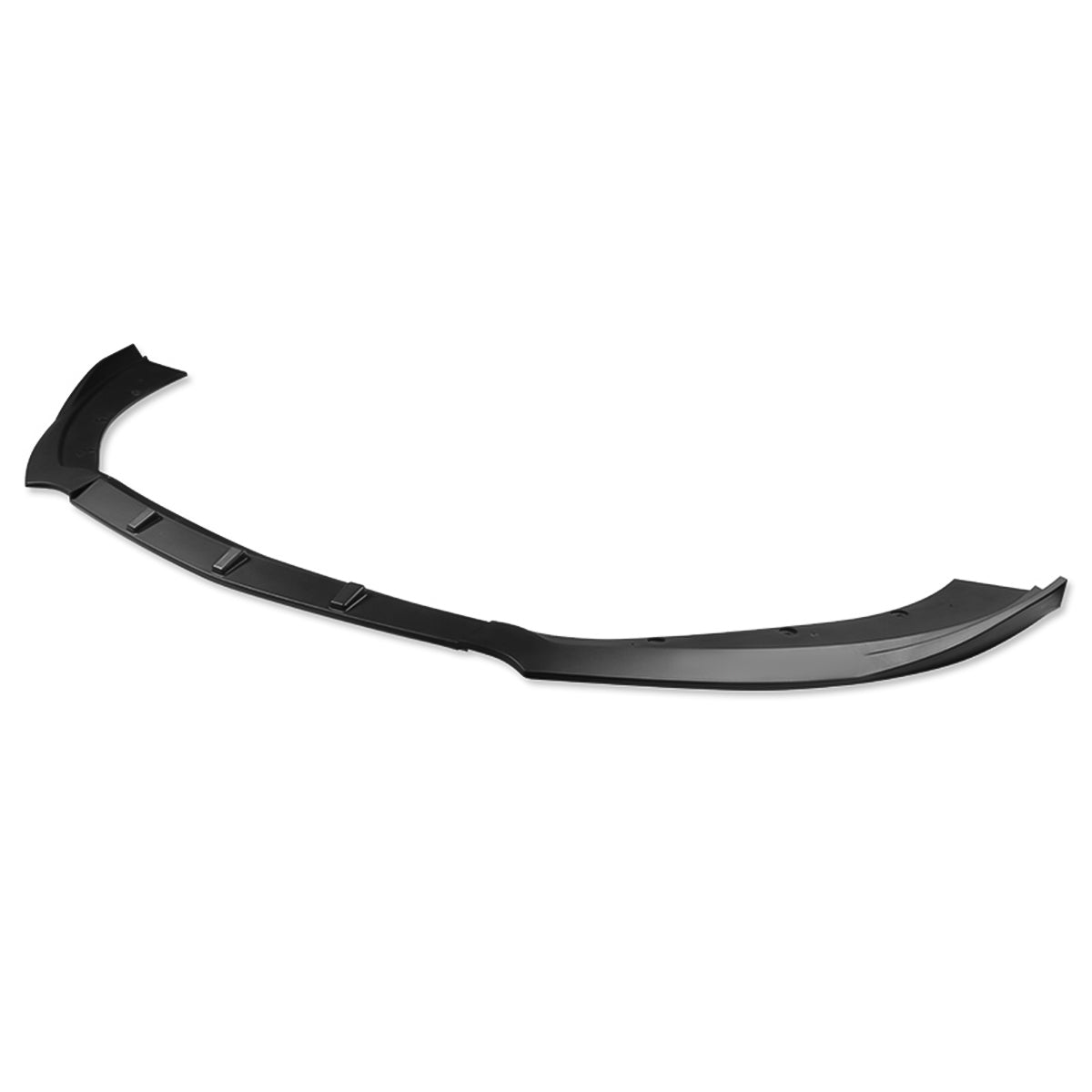 LIP FRONTAL 15-17 FORD MUSTANG GT WITHOUT PERFORMANCE OR 50TH PACKAGE - REQUIRES DRILLING BUMPER FOR INSTALLATION - 3PC - MATTE BLACK