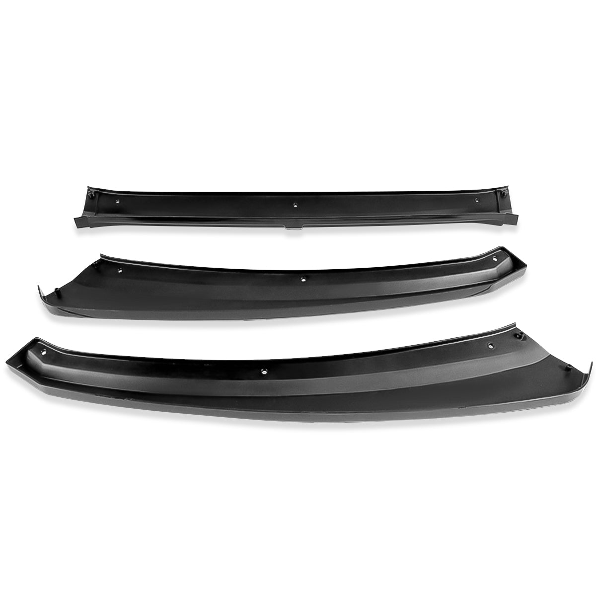 LIP FRONTAL 15-18 FORD FOCUS - REQUIRES DRILLING BUMPER FOR INSTALLATION - 3PC - CARBON FIBER LOOK