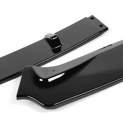 LIP FRONTAL 16-19 NISSAN SENTRA - REQUIRES DRILLING BUMPER FOR INSTALLATION - 3PC - PAINTED GLOSS BLACK