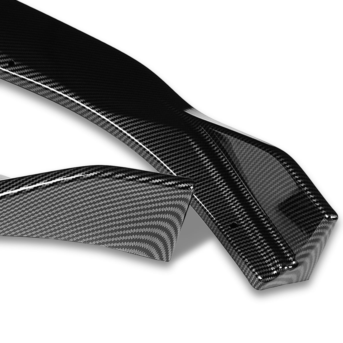 LIP FRONTAL 16-19 NISSAN SENTRA - REQUIRES DRILLING BUMPER FOR INSTALLATION - 3PC - CARBON FIBER LOOK