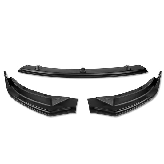 LIP FRONTAL 17-21 TESLA MODEL 3 - REQUIRES DRILLING BUMPER FOR INSTALLATION - 3PC - MATTE BLACK