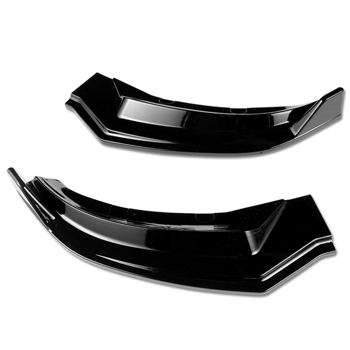 LIP FRONTAL 17-21 TESLA MODEL 3 - REQUIRES DRILLING BUMPER FOR INSTALLATION - 3PC - PAINTED GLOSS BLACK