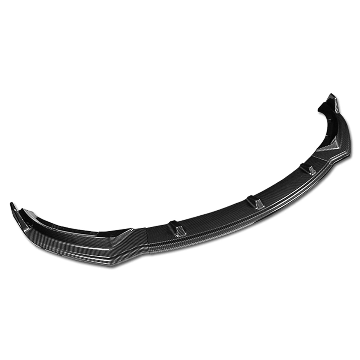 LIP FRONTAL 17-21 TESLA MODEL 3 - REQUIRES DRILLING BUMPER FOR INSTALLATION - 3PC - CARBON FIBER LOOK
