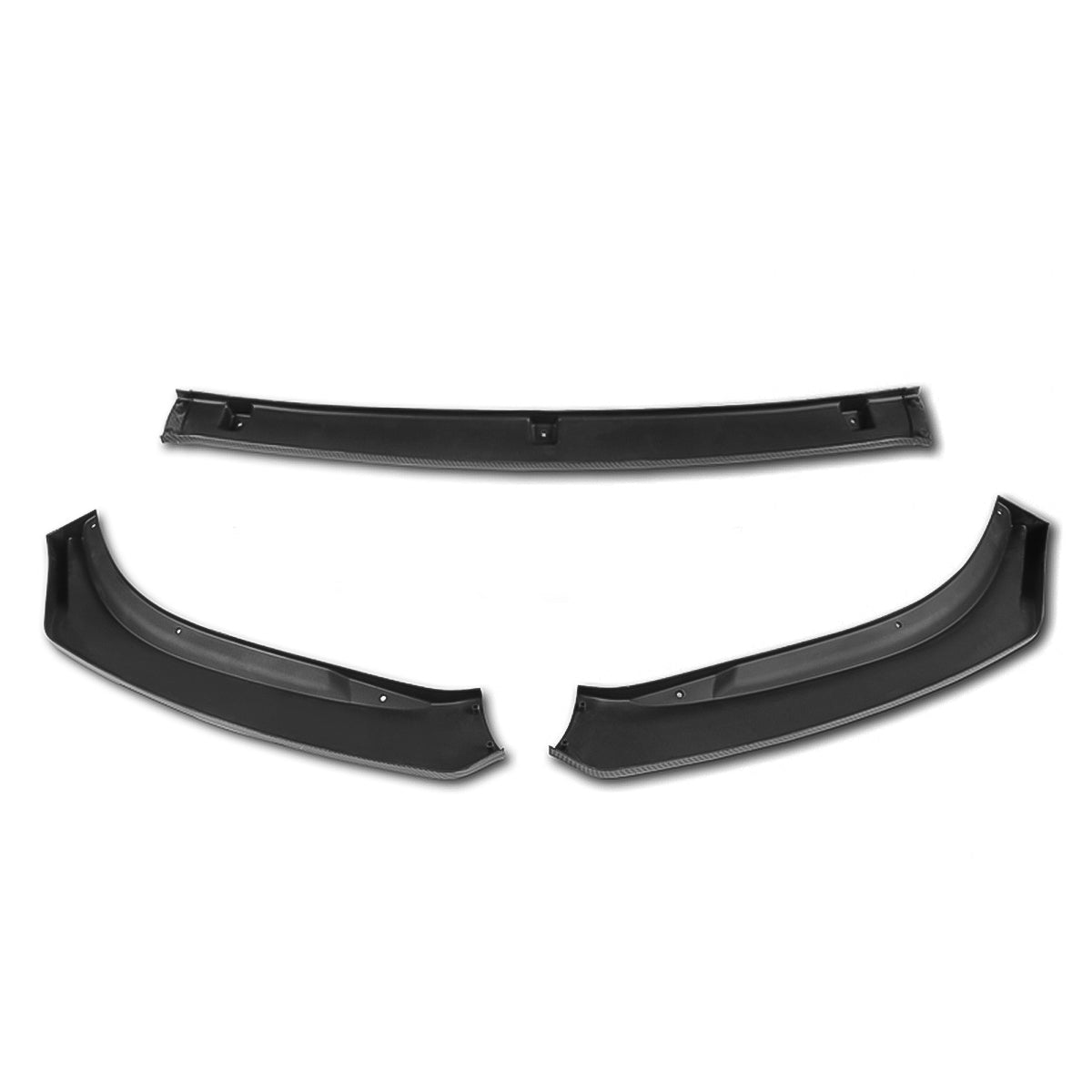 LIP FRONTAL 14-18 MAZDA 6 - REQUIRES DRILLING BUMPER FOR INSTALLATION - 3PC - PAINTED GLOSS BLACK