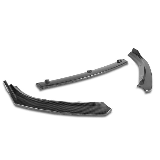 LIP FRONTAL 14-18 MAZDA 6 - REQUIRES DRILLING BUMPER FOR INSTALLATION - 3PC - CARBON FIBER LOOK