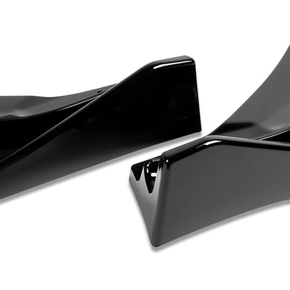 LIP FRONTAL 14-17 HONDA FIT - REQUIRES DRILLING BUMPER FOR INSTALLATION - 3PC - PAINTED GLOSS BLACK