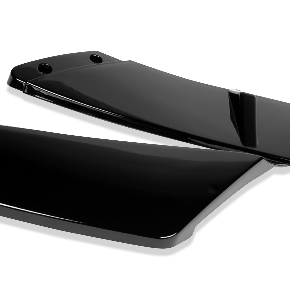 LIP FRONTAL 19-21 BMW G20, 330E, M340I, M340I XDRIVE, 330I - FITS MODELS WITH M-SPORT FRONT BUMPER - REQUIRES DRILLING BUMPER FOR INSTALLATION - 3PC - PAINTED GLOSS BLACK