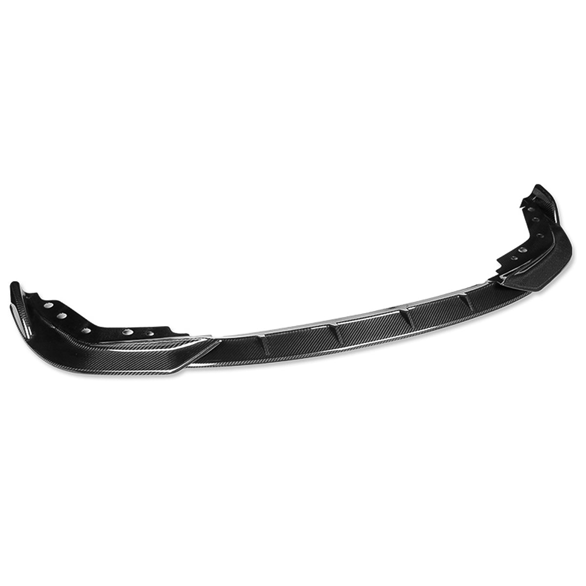 LIP FRONTAL 19-21 BMW G20, 330E, M340I, M340I XDRIVE, 330I - FITS MODELS WITH M-SPORT FRONT BUMPER - REQUIRES DRILLING BUMPER FOR INSTALLATION - 3PC - REAL CARBON FIBER