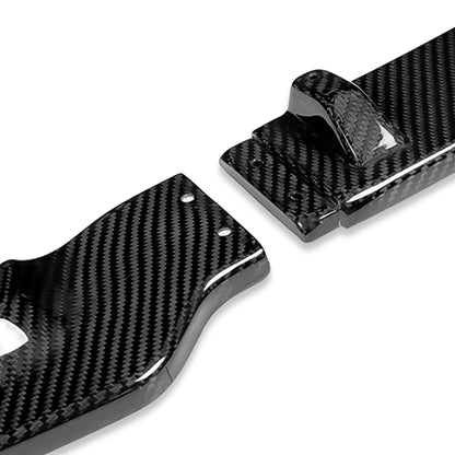 LIP FRONTAL 14-19 BMW F23, 228I, 230I, M235I, XDRIVE MODELS - FITS CONVERTIBLE MODELS WITH BASE BUMPER ONLY - REQUIRES DRILLING BUMPER FOR INSTALLTION - 3PC - REAL CARBON FIBER