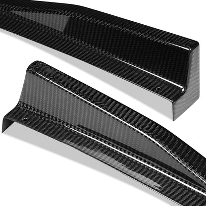 LIP FRONTAL 15-21 SUBARU WRX STI SEDAN - REQUIRES DRILLING BUMPER FOR INSTALLATION - 3PC - REAL CARBON FIBER