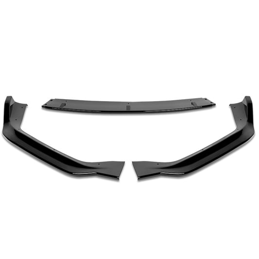 LIP FRONTAL 14-16 LEXUS - FITS 1S350, IS250 F-SPORT ONLY - REQUIRES DRILLING BUMPER FOR INSTALLATION - 3PC - PAINTED GLOSS BLACK