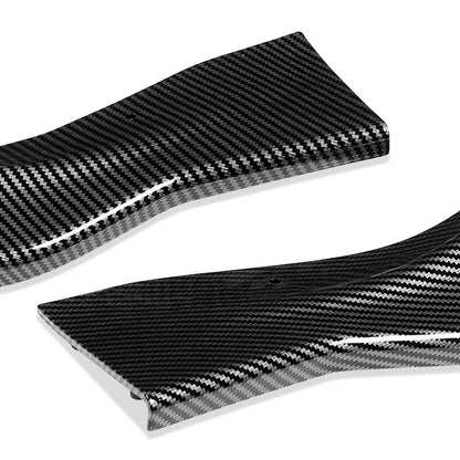 LIP FRONTAL 14-16 LEXUS - FITS 1S350, IS250 F-SPORT ONLY - REQUIRES DRILLING BUMPER FOR INSTALLATION - 3PC - CARBON FIBER LOOK