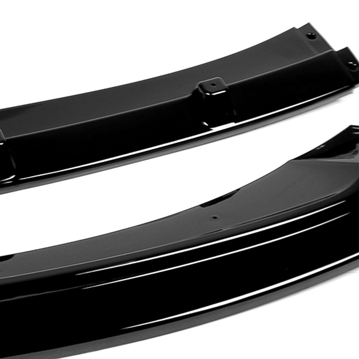 LIP FRONTAL 17-18 HYUNDAI ELANTRA - REQUIRES DRILLING BUMPER FOR INSTALLATION - 3PC - PAINTED GLOSS BLACK