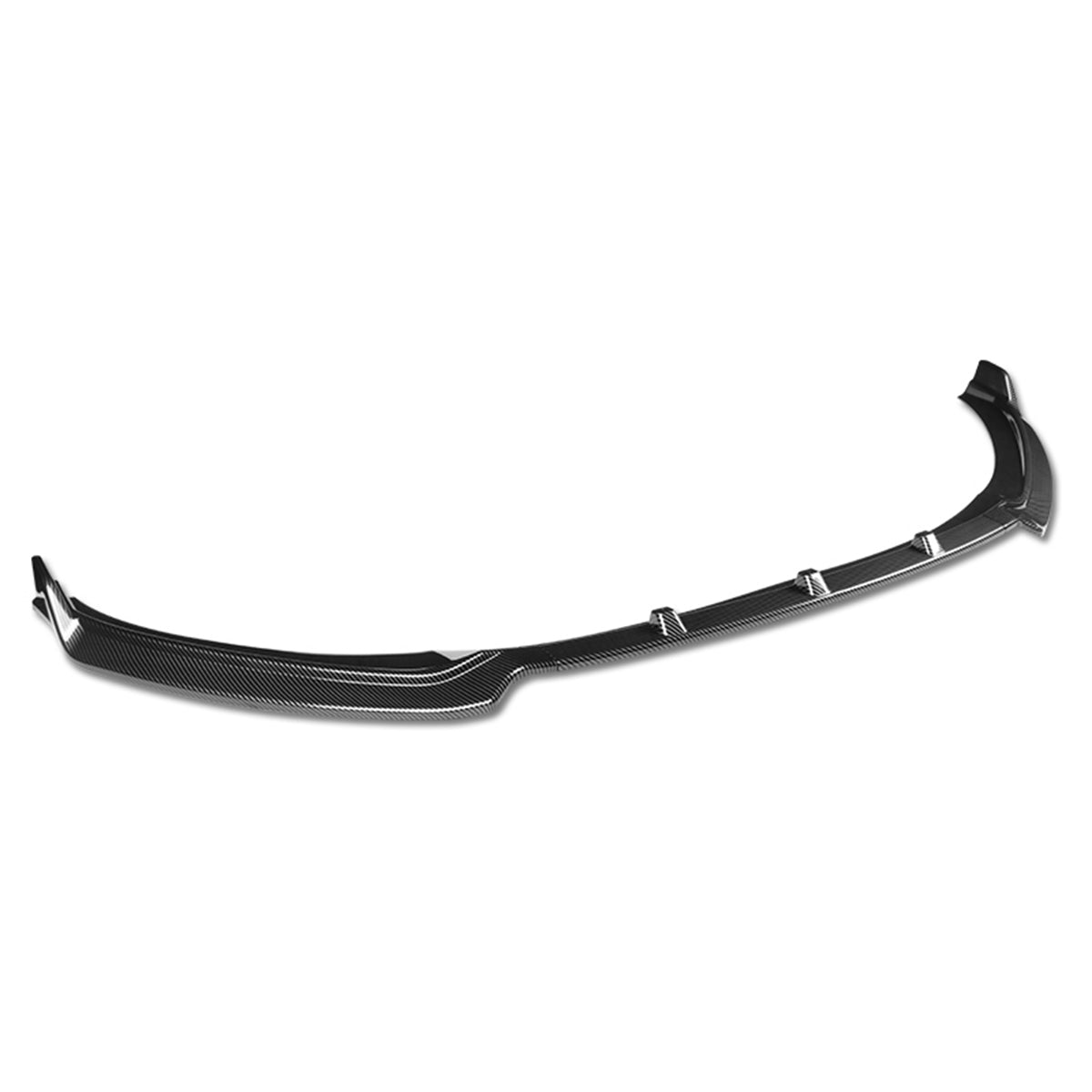 LIP FRONTAL 17-18 HYUNDAI ELANTRA - REQUIRES DRILLING BUMPER FOR INSTALLATION - 3PC - CARBON FIBER LOOK