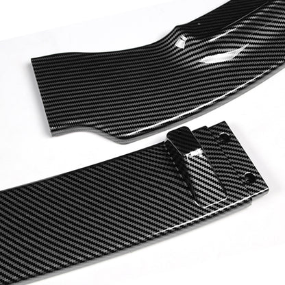 LIP FRONTAL 06-08 HONDA CIVIC SEDAN 4-DR - REQUIRES DRILLING BUMPER FOR INSTALLATION - 3PC - CARBON FIBER LOOK