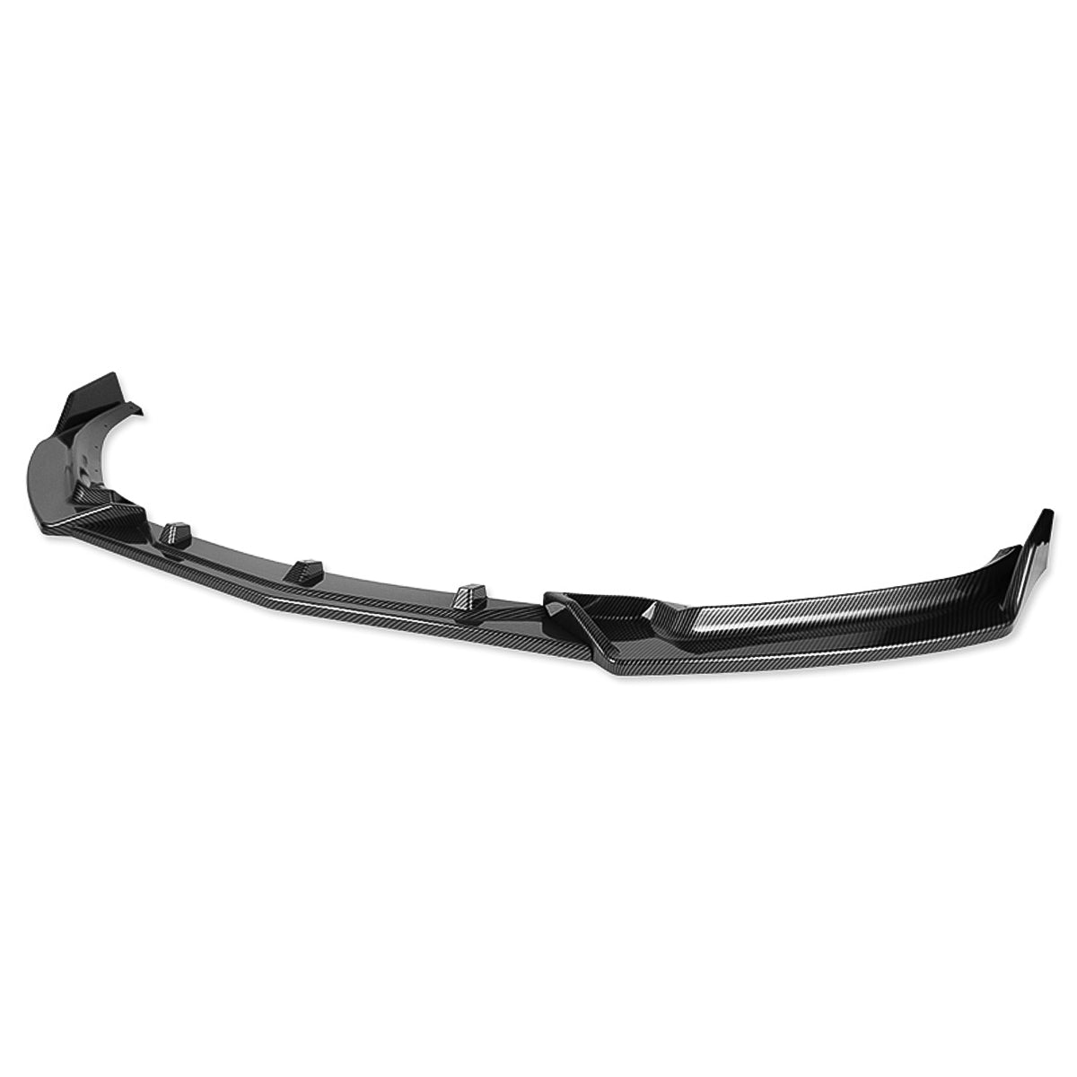 LIP FRONTAL 14-18 MAZDA 3 - REQUIRES DRILLING BUMPER FOR INSTALLATION - 3PC - CARBON FIBER LOOK