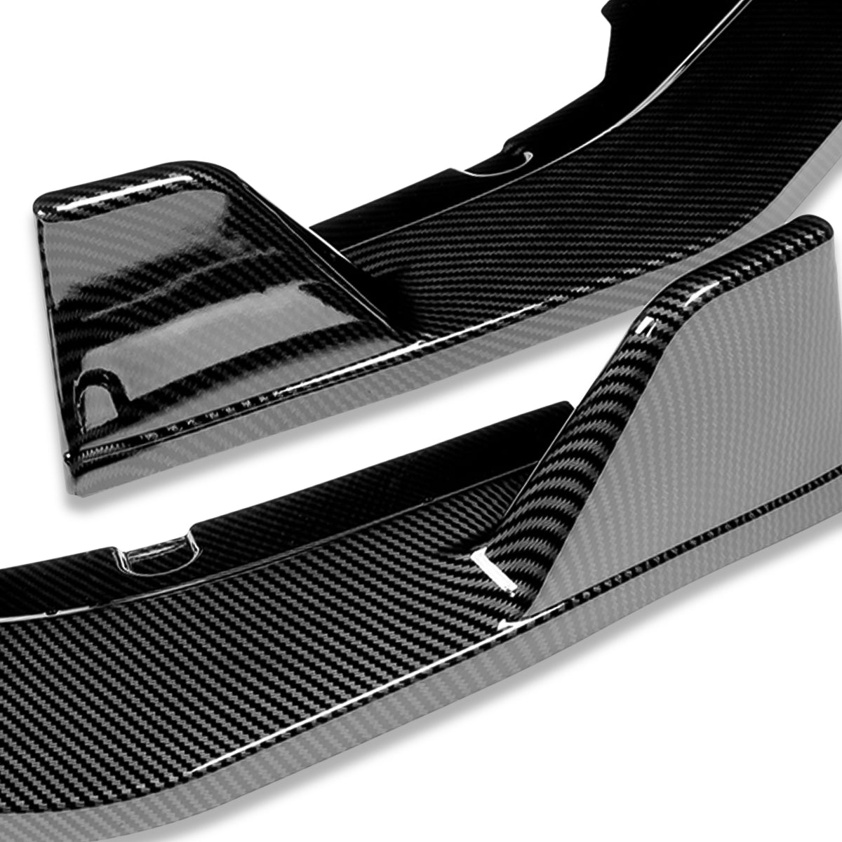 LIP FRONTAL 20-22 NISSAN SENTRA - REQUIRES DRILLING BUMPER FOR INSTALLATION - 3PC - CARBON FIBER LOOK