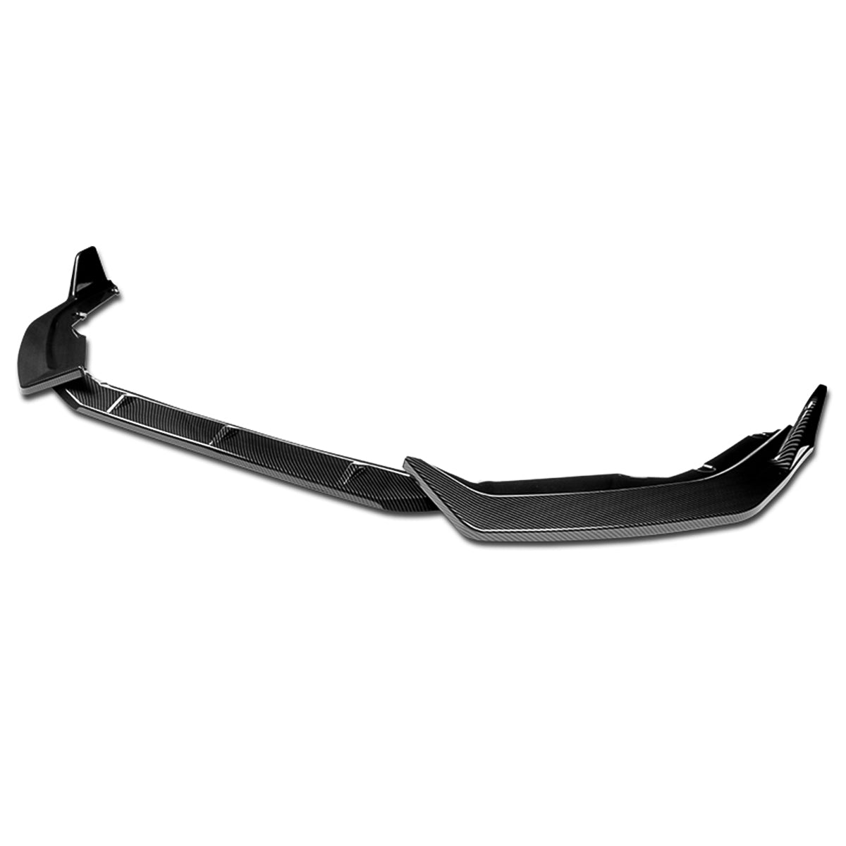 LIP FRONTAL 20-22 NISSAN SENTRA - REQUIRES DRILLING BUMPER FOR INSTALLATION - 3PC - CARBON FIBER LOOK
