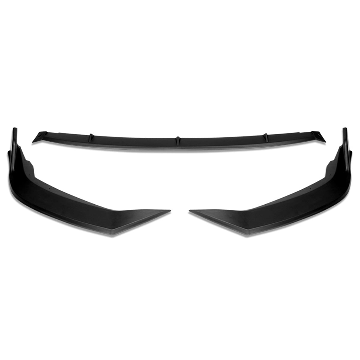 LIP FRONTAL 20-21 TOYOTA COROLLA - FITS L, LE, XLE ONLY - REQUIRES DRILLING BUMPER FOR INSTALLATION - 3PC - MATTE BLACK