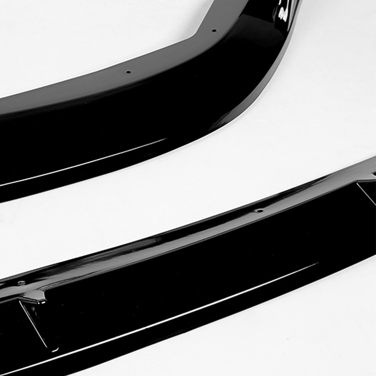 LIP FRONTAL 20-21 TOYOTA COROLLA - FITS L, LE, XLE ONLY - REQUIRES DRILLING BUMPER FOR INSTALLATION - 3PC - PAINTED GLOSS BLACK
