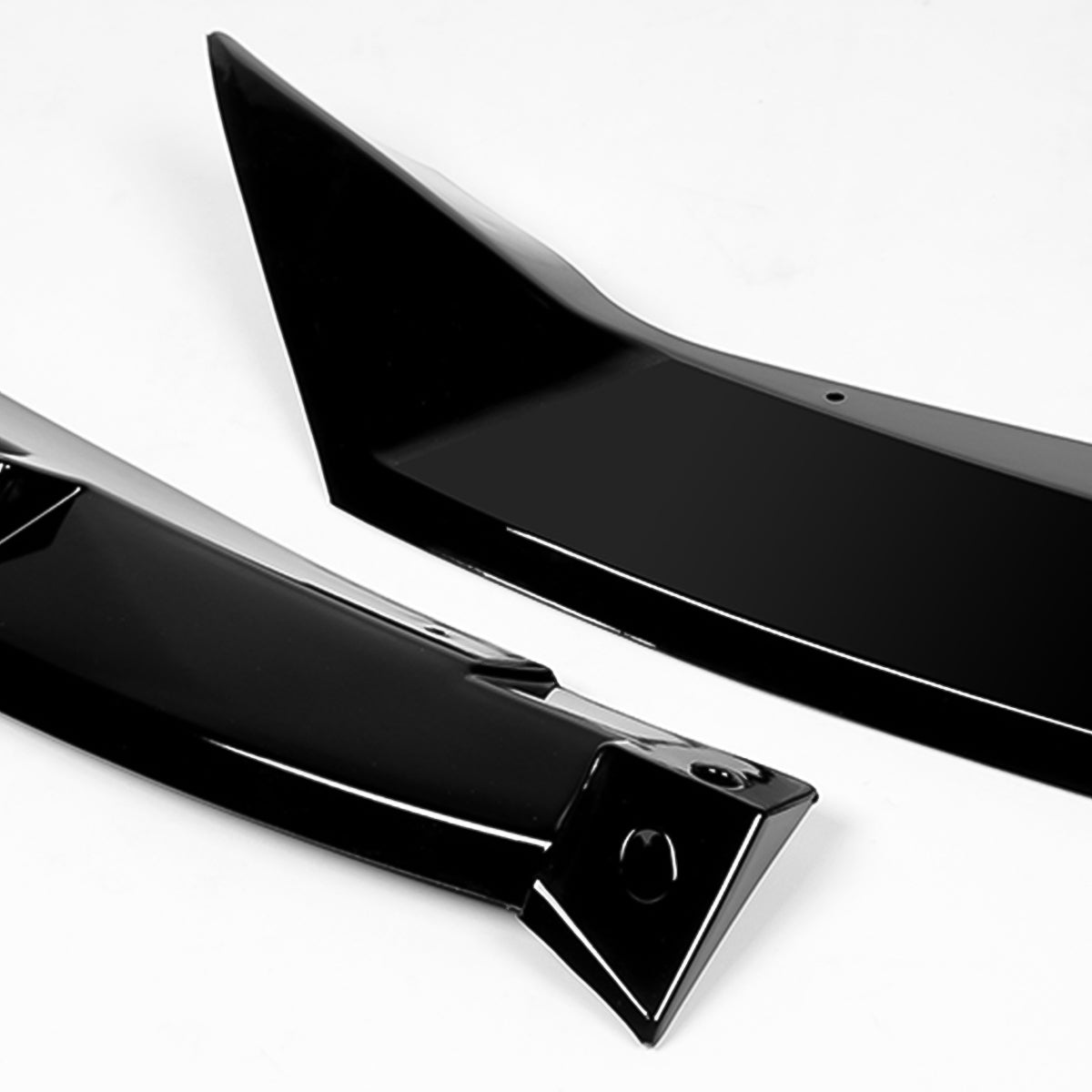 LIP FRONTAL 20-21 TOYOTA COROLLA - FITS L, LE, XLE ONLY - REQUIRES DRILLING BUMPER FOR INSTALLATION - 3PC - PAINTED GLOSS BLACK
