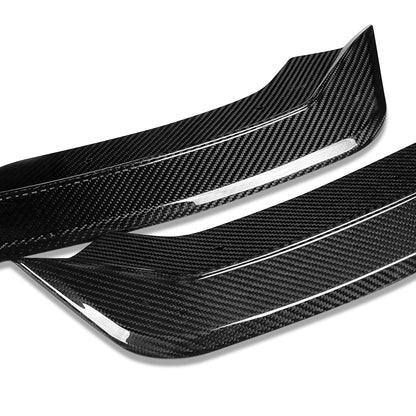 LIP FRONTAL 18-20 HONDA FIT - REQUIRES DRILLING BUMPER FOR INSTALLATION - 3PC - REAL CARBON FIBER