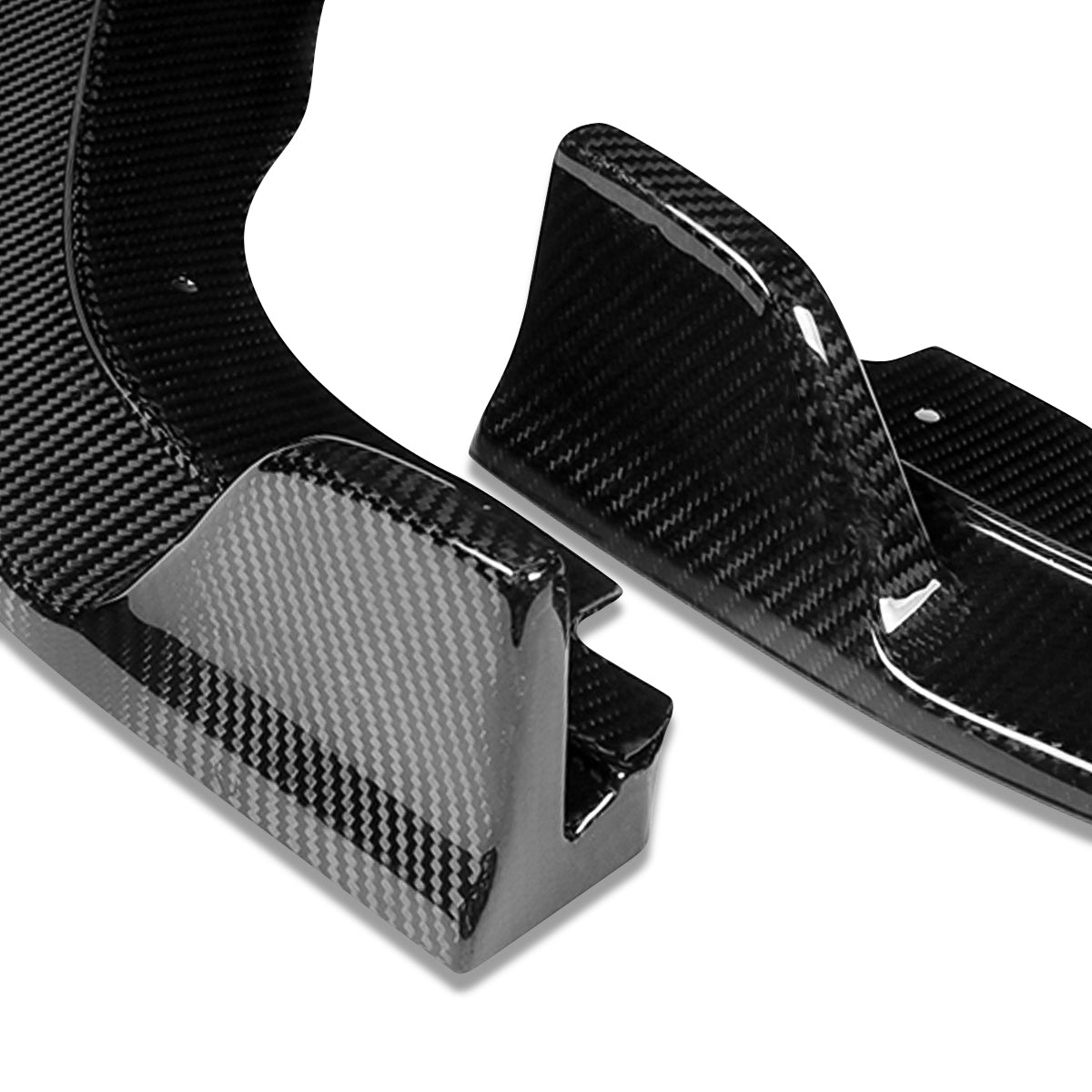 LIP FRONTAL 18-20 HONDA FIT - REQUIRES DRILLING BUMPER FOR INSTALLATION - 3PC - REAL CARBON FIBER