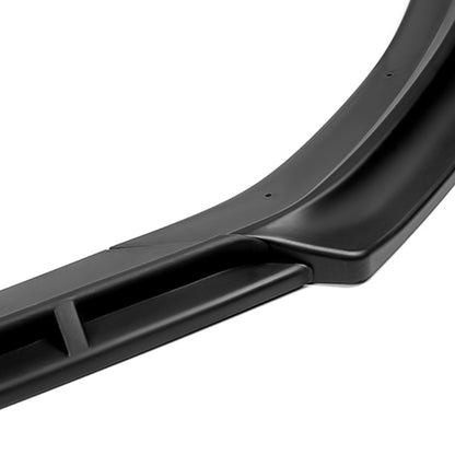 LIP FRONTAL 17-20 AUDI - FITS A3 WITH BASE, PREMIUM BUMPER ONLY - REQUIRES DRILLING BUMPER FOR INSTALLATION - 3PC - MATTE BLACK