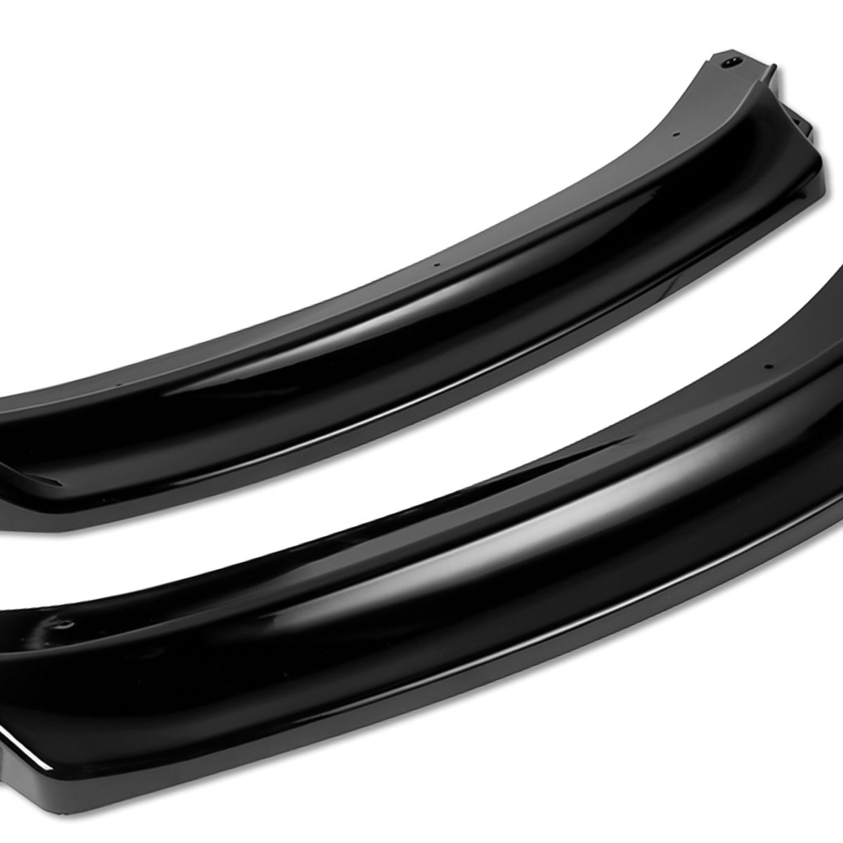 LIP FRONTAL 17-20 AUDI - FITS A3 WITH BASE, PREMIUM BUMPER ONLY - REQUIRES DRILLING BUMPER FOR INSTALLATION - 3PC - PAINTED GLOSS BLACK