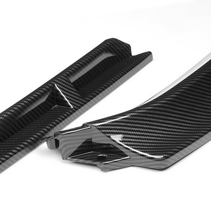 LIP FRONTAL 14-17 VOLKSWAGEN GOLF - REQUIRES DRILLING BUMPER FOR INSTALLATION - 3PC - CARBON FIBER LOOK