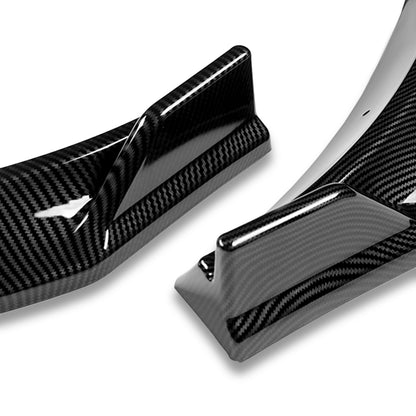 LIP FRONTAL 14-17 VOLKSWAGEN GOLF - REQUIRES DRILLING BUMPER FOR INSTALLATION - 3PC - CARBON FIBER LOOK