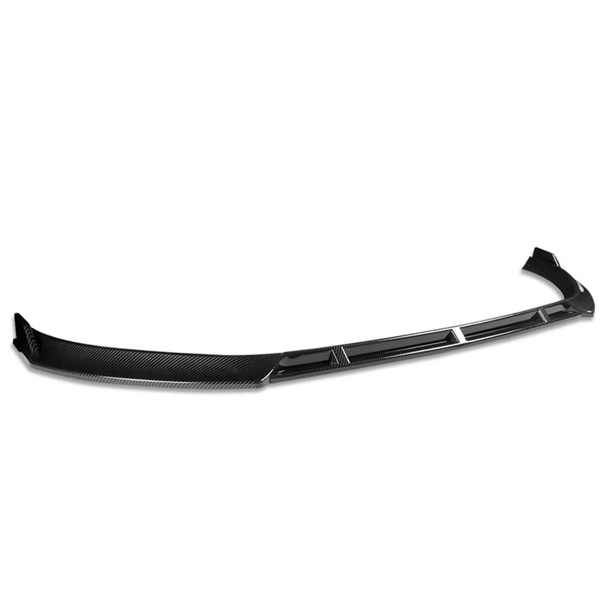 LIP FRONTAL 14-17 VOLKSWAGEN GOLF - REQUIRES DRILLING BUMPER FOR INSTALLATION - 3PC - CARBON FIBER LOOK