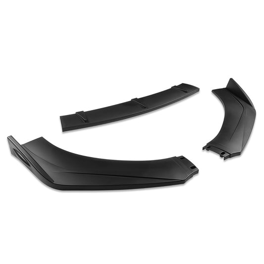 LIP FRONTAL UNIVERSAL - 68" X 5" - REQUIRES DRILLING BUMPER FOR INSTALLATION - 3PC - MATTE BLACK