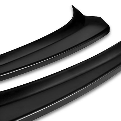 LIP FRONTAL 15 MERCEDES BENZ C400 / 15-18 W205 SPORT, C63 AMG, C180, C200, C250, C300, C350 / 2016 C450 AMG / 16-18 C350E / 17-18 C400 - REQUIRES DRILLING BUMPER FOR INSTALLATION - 3PC - MATTE BLACK
