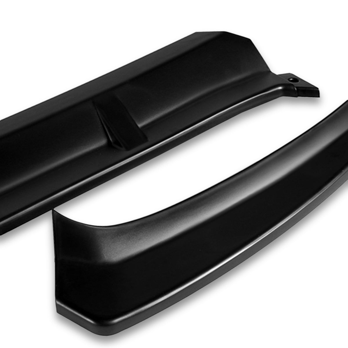 LIP FRONTAL 15 MERCEDES BENZ C400 / 15-18 W205 SPORT, C63 AMG, C180, C200, C250, C300, C350 / 2016 C450 AMG / 16-18 C350E / 17-18 C400 - REQUIRES DRILLING BUMPER FOR INSTALLATION - 3PC - MATTE BLACK