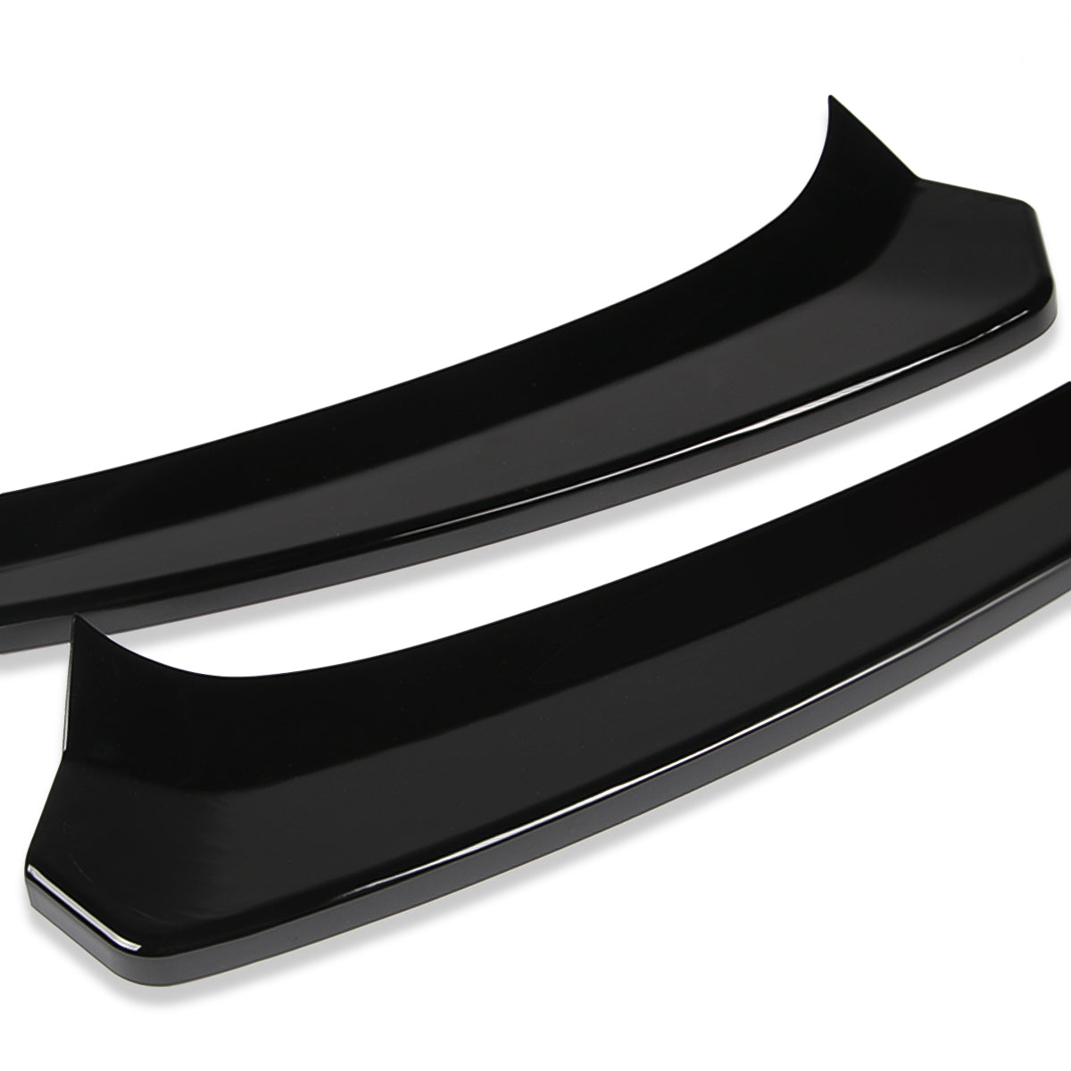 LIP FRONTAL 15 MERCEDES BENZ C400 / 15-18 W205 SPORT, C63 AMG, C180, C200, C250, C300, C350 / 2016 C450 AMG / 16-18 C350E / 17-18 C400 - REQUIRES DRILLING BUMPER FOR INSTALLATION - 3PC - PAINTED GLOSS BLACK