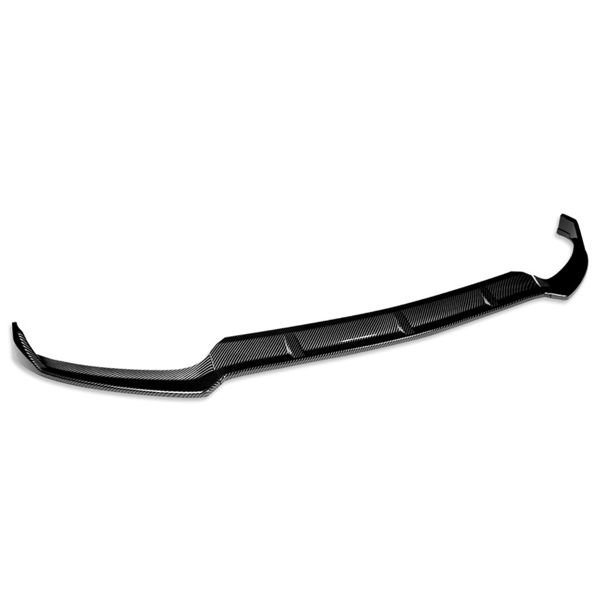 LIP FRONTAL 15 MERCEDES BENZ C400 / 15-18 W205 SPORT, C63 AMG, C180, C200, C250, C300, C350 / 2016 C450 AMG / 16-18 C350E / 17-18 C400 - REQUIRES DRILLING BUMPER FOR INSTALLATION - 3PC - CARBON FIBER LOOK